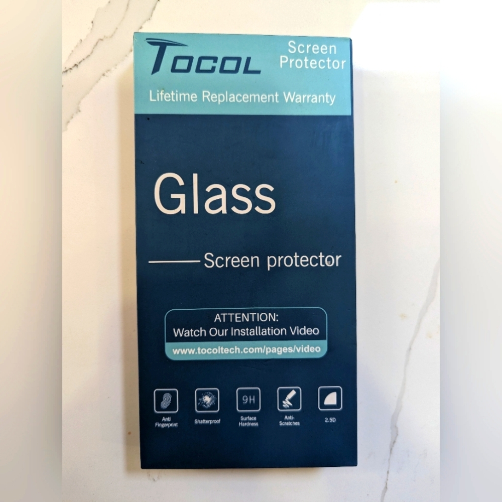 Glass screen protector. Pixel 4a. 2 pk.